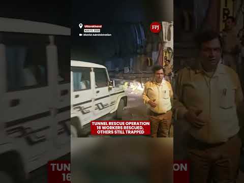 Uttarakhand Tunnel Rescue: 16 Workers Rescued After Water, Debris Enter Mayapur Tunnel