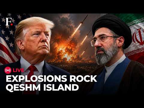 BREAKING: US Strikes Iran Again, Explosions Rock Qeshm Island | US Iran War