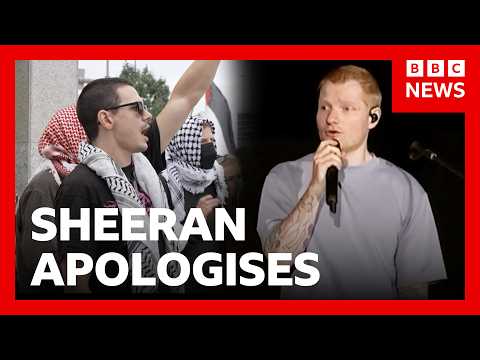 Ed Sheeran admits'mistakes' at first show since Macklemore controversy | BBC News
