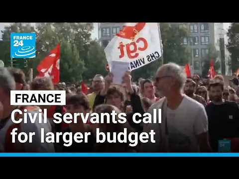 French civil servants strike, demand additional budgetary resources • FRANCE 24 English