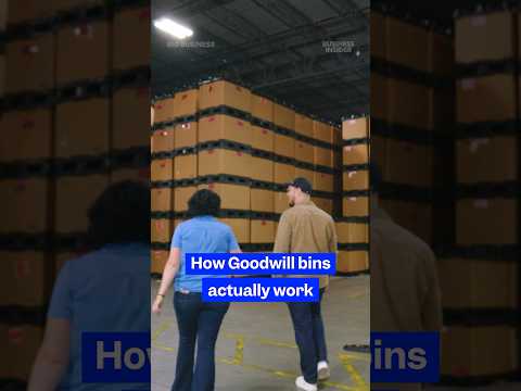 How #Goodwill sorts millions of donations and unsold retail items. #resellers #thrift #ecommerce