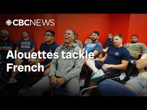 How learning French is helping Montreal Alouettes players bond as a team