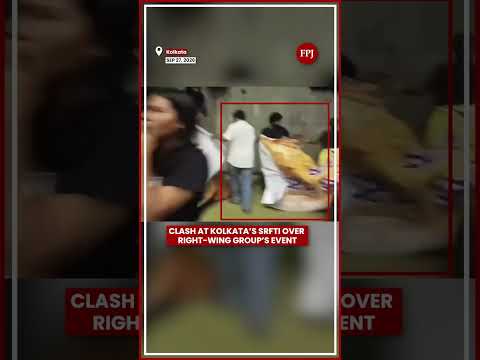 Kolkata: Clash, Vandalisim  At SRFTI Over RSS-Linked Group's Event, Several Students Injured