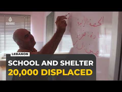 Lebanon schools reopen as classrooms double as shelters for displaced families