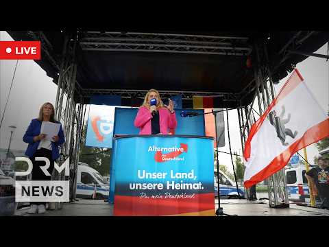 LIVE: AfD Leaders Hold Final Campaign Rally in Neubrandenburg Ahead of State Election | AC1G