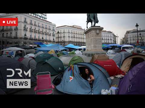 LIVE: Madrid Housing Protesters Camp in Puerta del Sol Over Evictions and Housing Crisis | AM1B