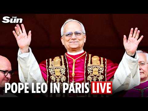 LIVE: Pope Leo holds mass in Paris before heading to Lourdes