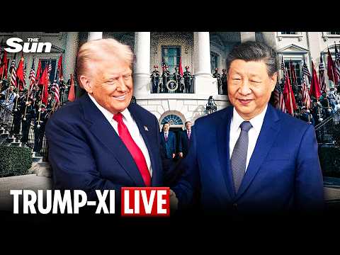 LIVE: Trump and Xi meet for tea at White House ahead of National Archives tour