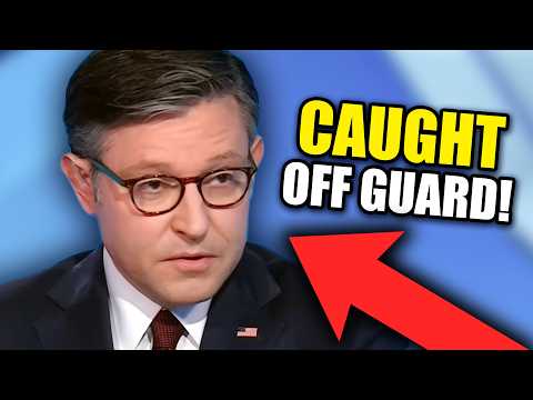 Mike Johnson PANICS when CNN Host CORNERS Him on LIVE TV
