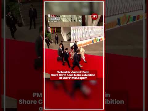 PM Modi & Vladimir Putin Share Car Ride in Delhi | Big Diplomatic Moment at Bharat Mandapam