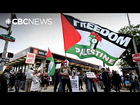 Protesters gather outside Ed Sheeran's 1st show since Macklemore dropped from tour