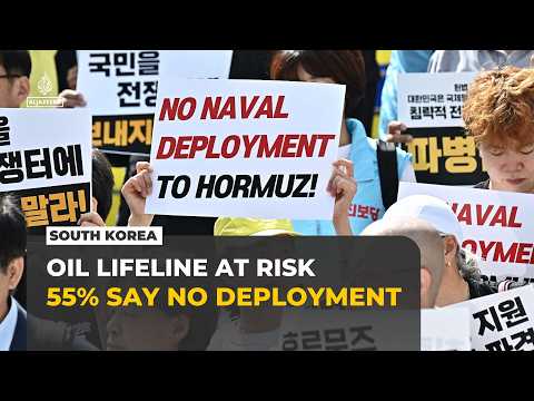Protesters Urge Seoul to Reject US Call on Hormuz Mission