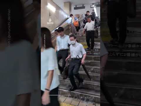 Record-breaking rain disrupts daily life in Nagoya, Japan