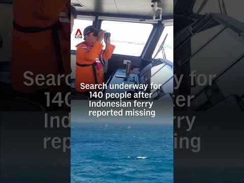 Search underway for 140 people after Indonesian ferry reported missing