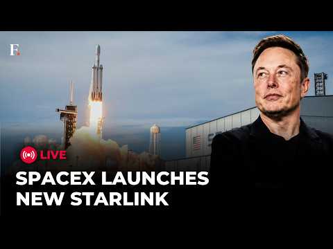 Starlink Launch LIVE : SpaceX Sends New Satellites Into Orbit From California