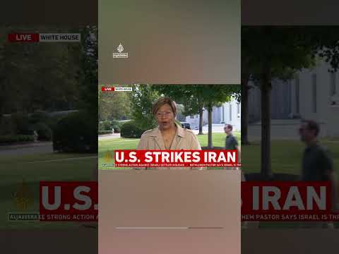 The US military began striking targets in Iran, CENTCOM says | AJ #shorts