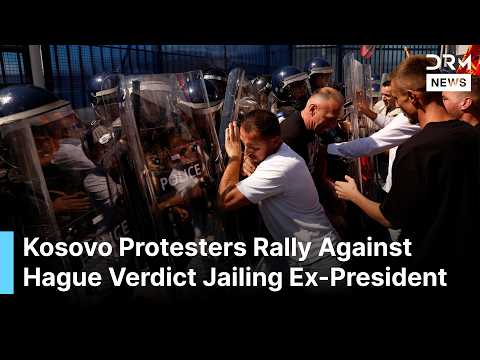 Thousands March in Pristina Toward EULEX After Hashim Thaçi’s 25-Year Prison Sentence | AB1G