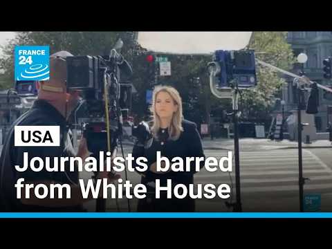 Three media outlets barred from the White House over'fake news' • FRANCE 24 English