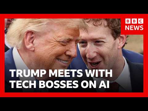 Trump says AI companies must'self-regulate' | BBC News