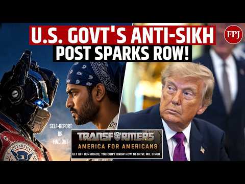 US Govt Post Sparks Racism Row: DHS'Transformers' Meme Targets'Mr Singh' | Sikh Community Outraged