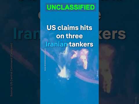 US says it struck three Iranian oil tankers after its ships attacked | DW News