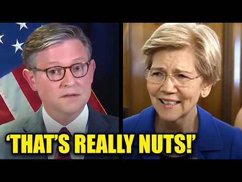 Warren LAUGHS At Johnson As GOP House Tries To HIDE!