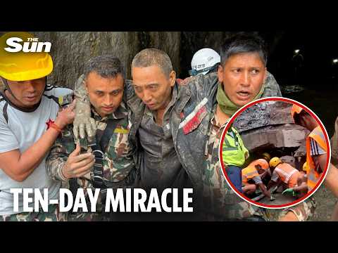 Worker pulled ALIVE from Nepal tunnel 10 days after devastating floods hit region