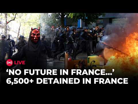 891 Schools Closed As France’s Education Protests Turn Violent | 6,500+ Arrested Or Stopped | LIVE