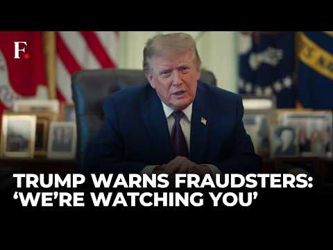 BREAKING:'Fraudsters Who Steal From Americans Must Go To Prison' Says Trump | Firstpost | N18G