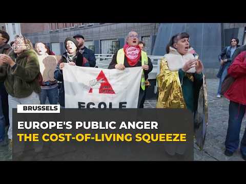 Europe protests grow as rising living costs meet government spending cuts