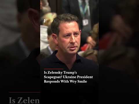 Is Zelensky Trump’s Scapegoat? Ukraine President Responds With Wry Smile