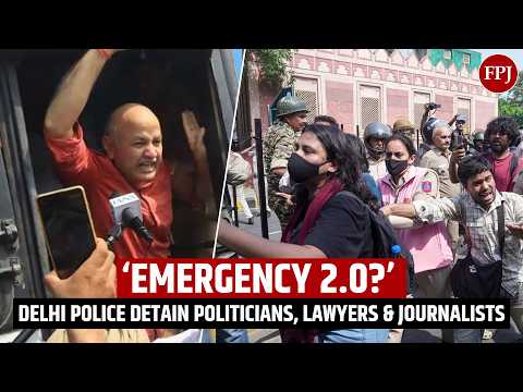 Jantar Mantar Protest Mass Detentions, Metro Shutdowns & Journalists Picked Up