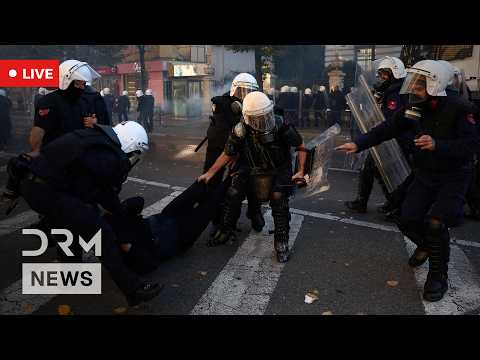 LIVE: Albania Student Protests Escalation in Tirana After Violent Clashes | DRM News | AC1F