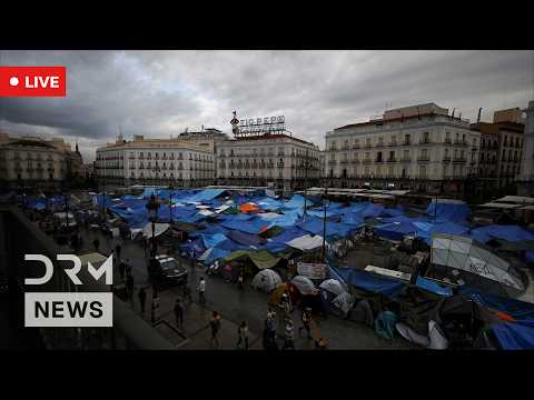 LIVE: Protesters Encamped in Madridâs Puerta del Sol Demand Action on Housing Crisis | AC1B
