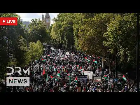 LIVE: Up to 10,000 Demonstrators March Through Central London in Pro-Palestinian Rally | AC1G