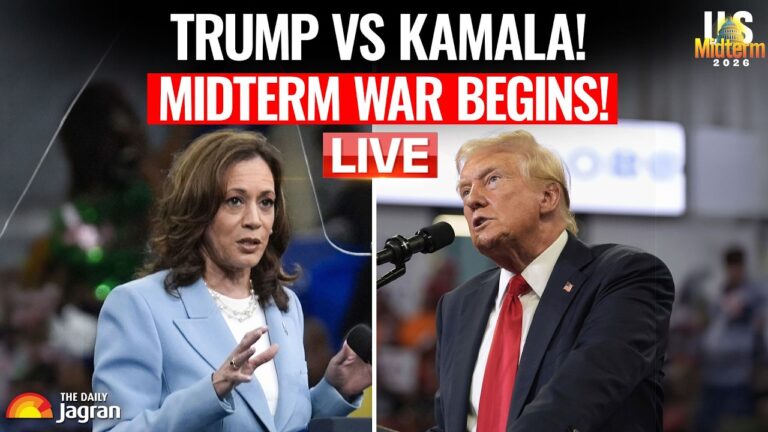 Midterm Showdown LIVE: Trump Vs Kamala Harris Head-To-Head On Midterms 2026 | Red Or Blue Wave?