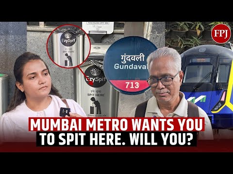 Mumbai Metro’s New ‘Spit Bin’ Sparks Debate: Solution Or Encouragement To Spit?