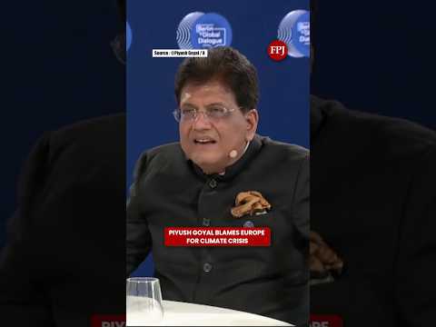 'Problem Was Caused By You': Piyush Goyal Blames Europe For Climate Crisis