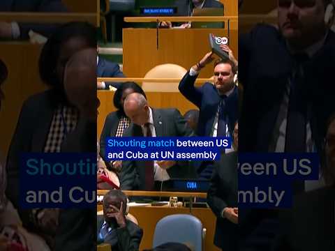 Shouting match between US and Cuba at UN assembly | DW News