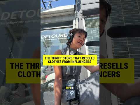 The thrift store that resells clothes from influencers
