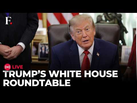 Trump LIVE: US President Holds Roundtable At The White House | US Politics