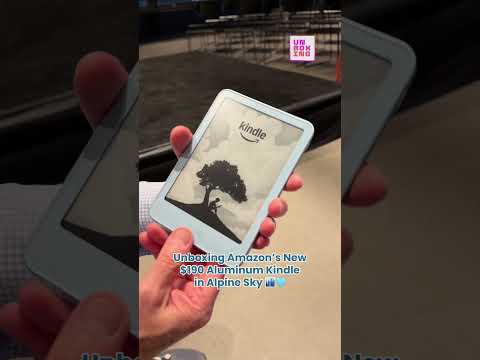 Unboxing: $190 Amazon Kindle in Alpine Sky (2026)